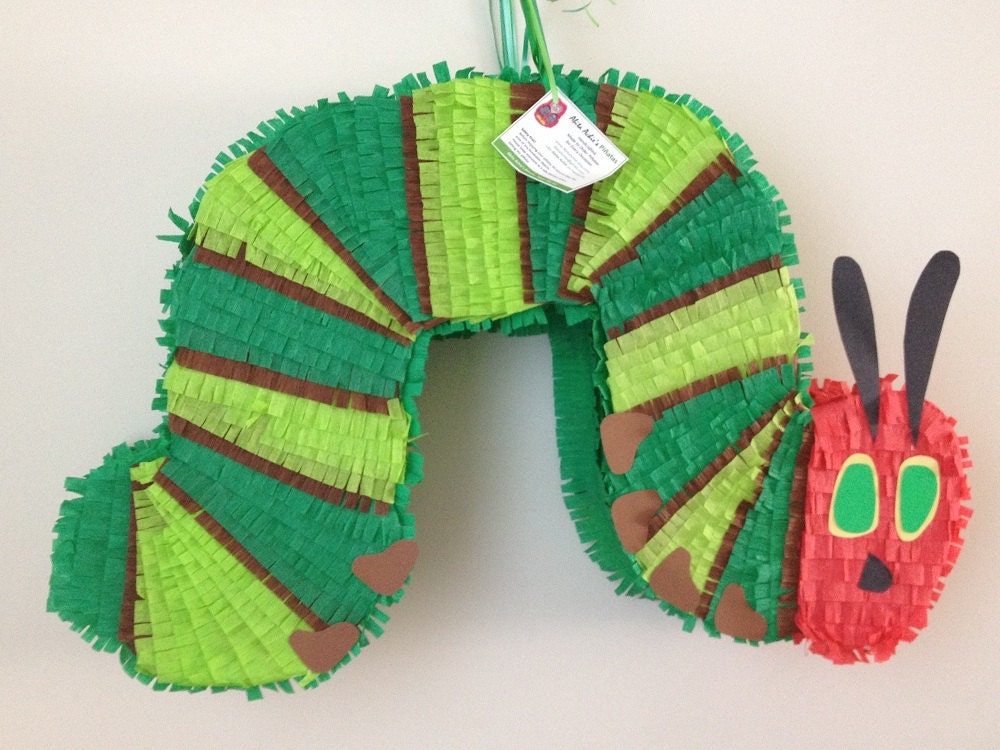 Caterpillar Pinata.  Very Hungry Caterpillar