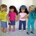 ONE T-Shirt for American Girl, similar 18" Dolls, Bitty Baby, many baby dolls, teddy bears and stuffed animals