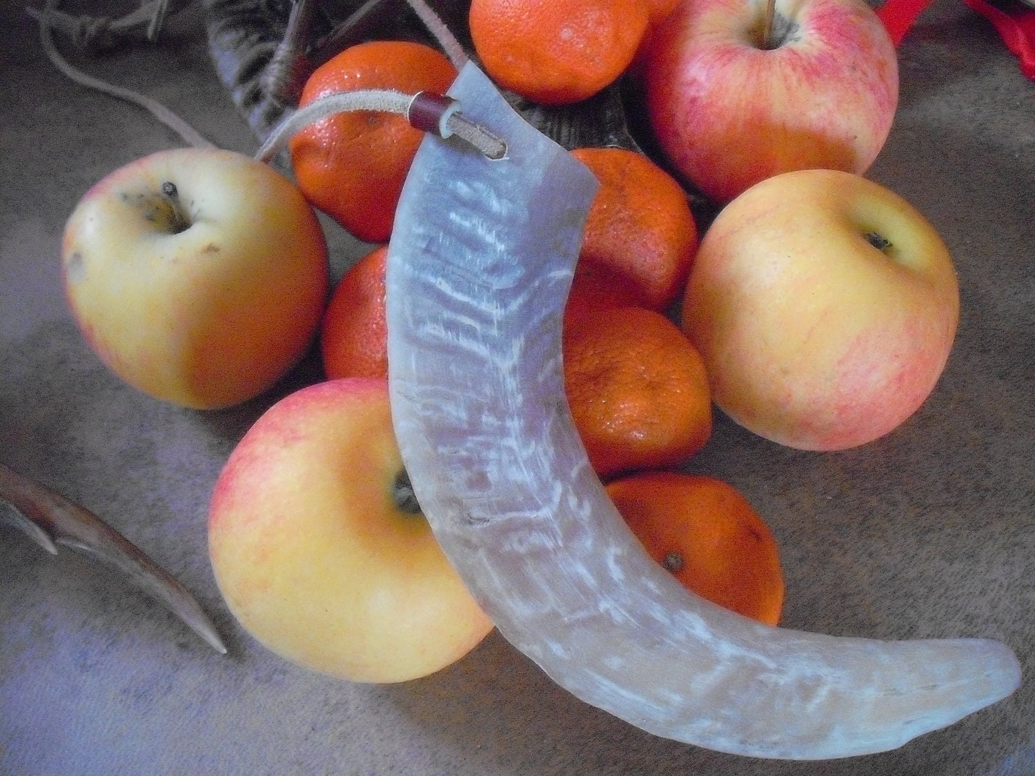 Horn Pendant     Shaman Druid Witch satanist Pagan totem fetish
