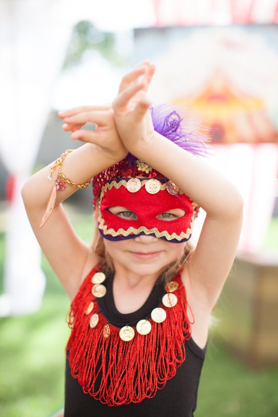 Glitzy Gypsy Costume Accessories Mask