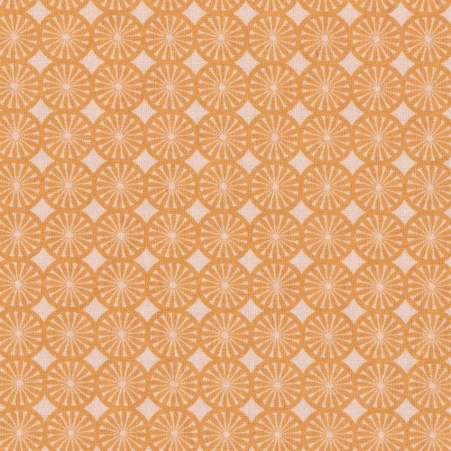 SALE Wedge Geo orange - Blend Fabrics - Cotton Half Yard Shipping from Germany Kitchy Kitchen retro
