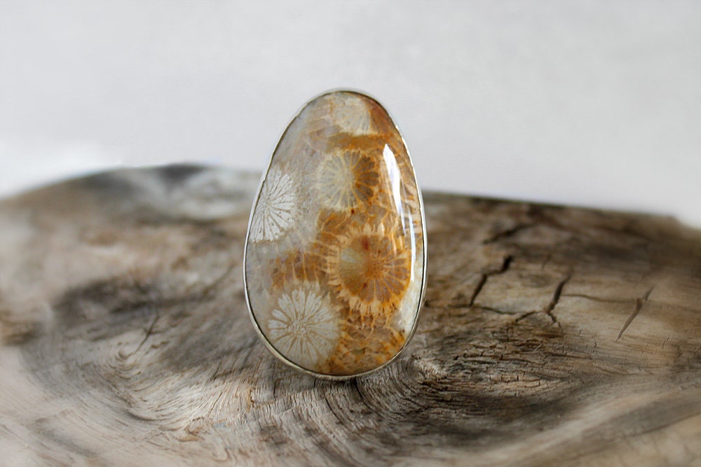 Sea calling ring / Statement series