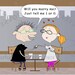 The geeky marriage proposal 5x7 greeting card