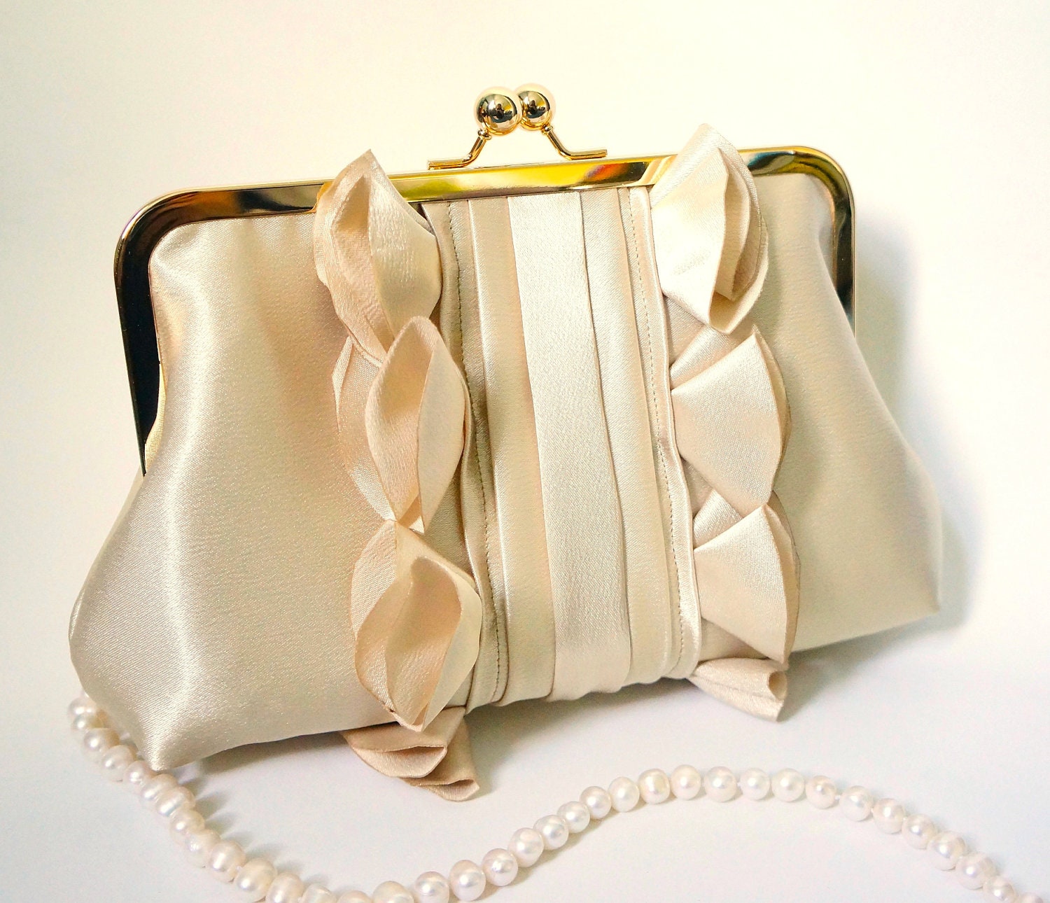 Romantic Wedding Clutch Purse- Custom