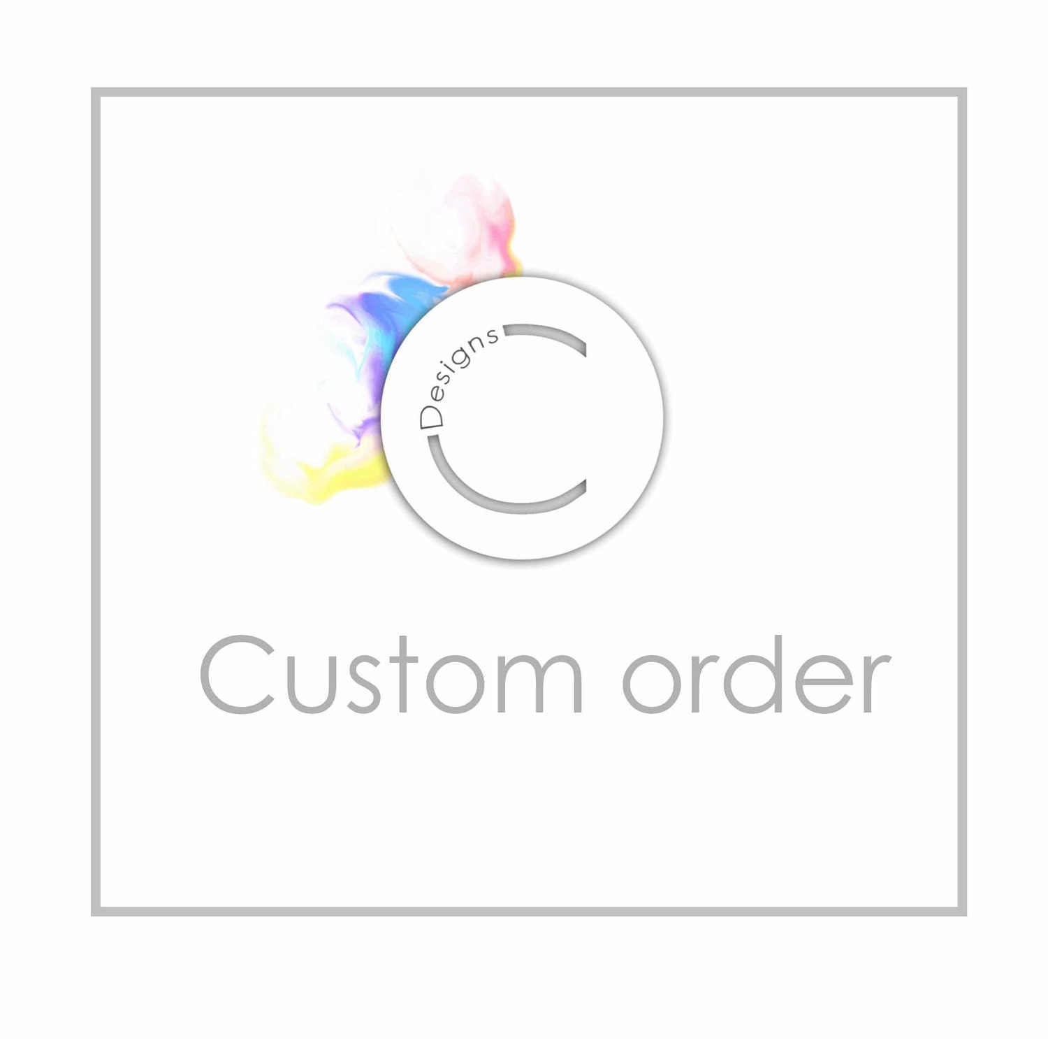 Custom order nail decals