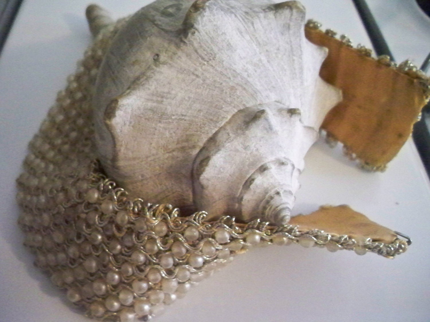 Vintage Pearl Collar / Necklace / Choker - Art Deco Style