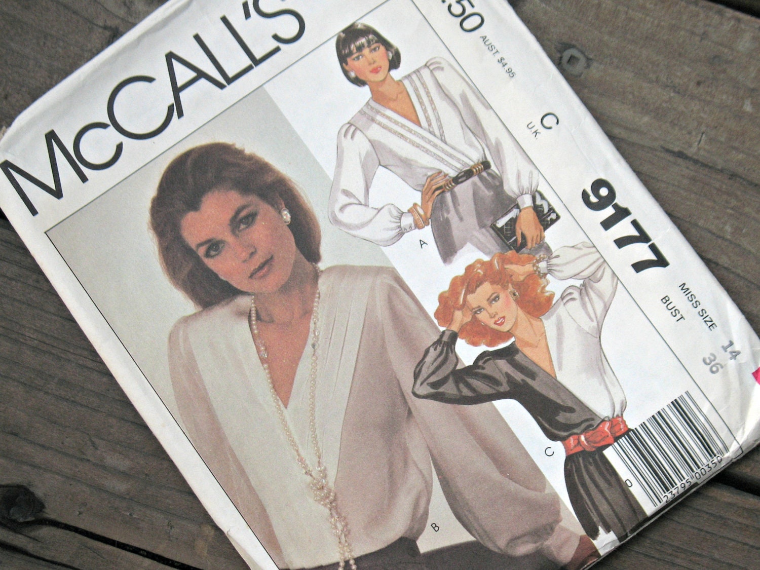 McCalls 9177 Blouse Pattern