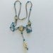 Victorian Foil Beads Venetian Wound Bead Festoon Necklace-SO DAINTY