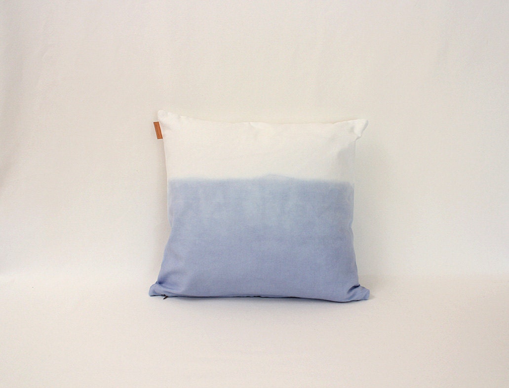 blue ombre cushion cover, 20x20 (set of 2)