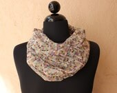 Infinity chiffon circle scarf- Geometric shapes