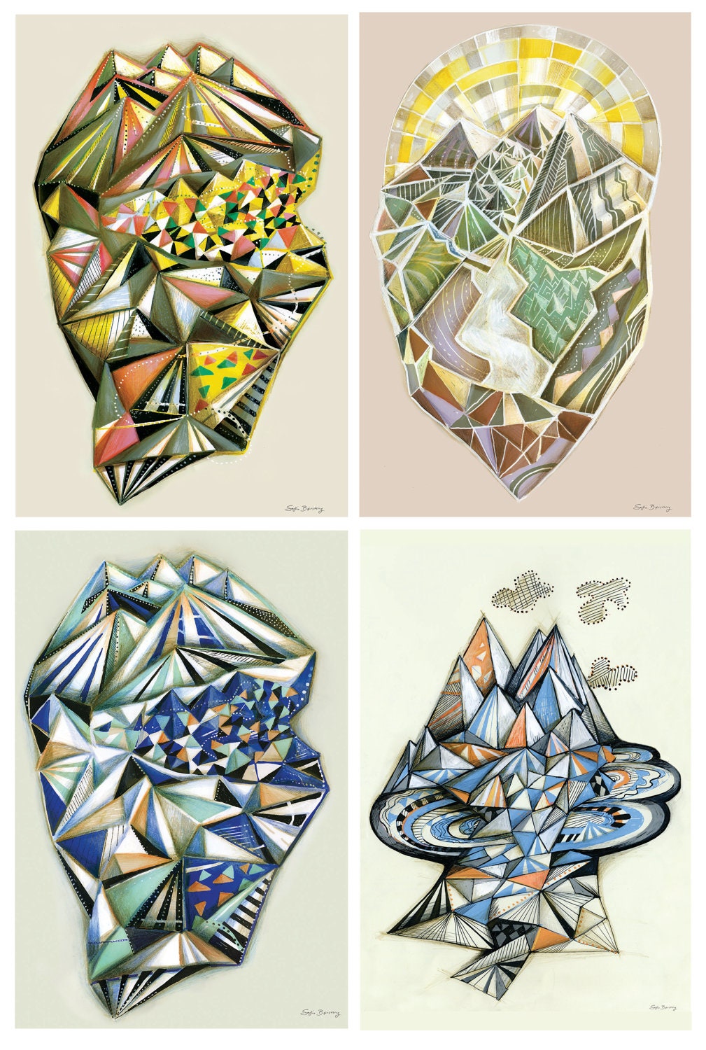 Mountain postcard collection