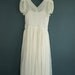 vintage 1940s wedding dress// 40s white dress