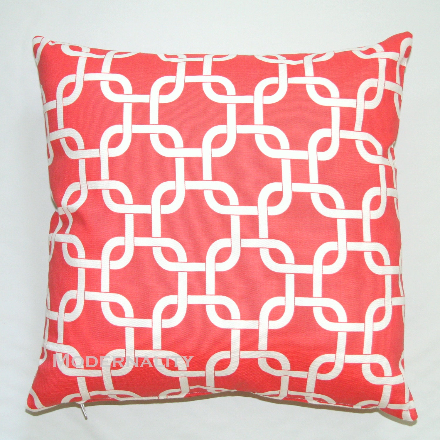 Premier Prints Coral Gotcha Pillow Cover- 16x16 inches- Hidden Zipper Closure