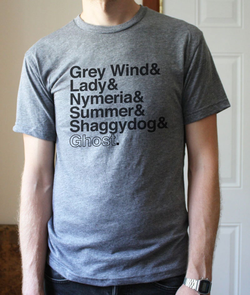 Game of Thrones // The Direwolves of Winterfell // Unisex Tri-Blend Tee Shirt