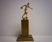 Vintage 1950s Bowling Trophy
