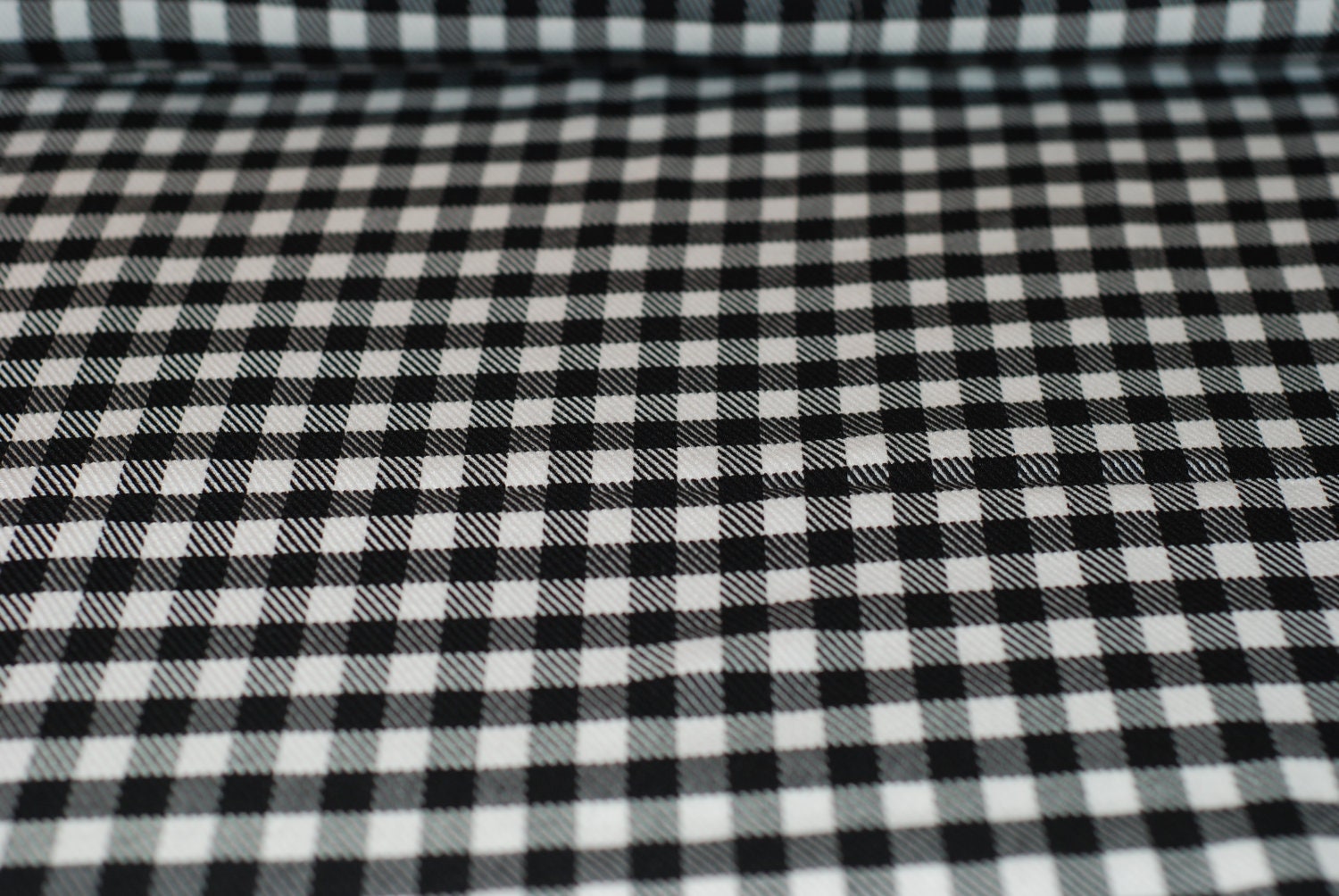 Non Brushed Havana Check Fabric