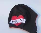 SALE, Ready to Ship, the LINCOLN beanie in BLACK, size Newborn only