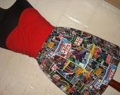 Star Wars Comic Book Covers Mini Skirt -  High Waisted Ladies Mini Skirt - Handmade & Ready to Ship