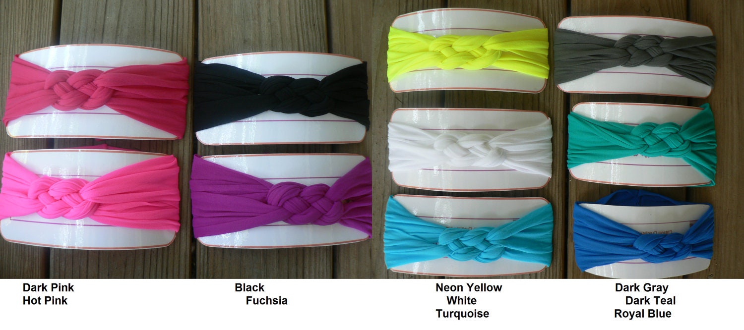 Newborn to Toddler Knotted Headband Buff in Assorted Colors