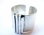 Sterling Silver Ring - Unique - modern - contemporary - handmade - MADE TO ORDER