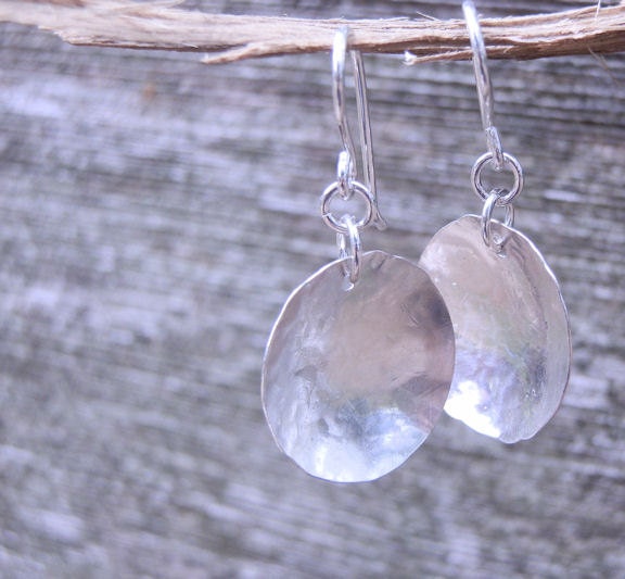 Full moon - Sterling Silver Earrings