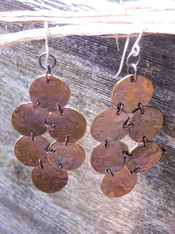 Another Quest - Brass & Copper Earrings