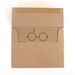 Harry Potter Inspired Greeting Card, Handwritten Calligraphy, I Solemnly Swear That I Am Up To No Good, Brown Kraft, Single