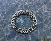 Persian Chainmaille Bracelet Rubber and Stainless Steel