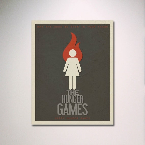 The Hunger Games Minimalist Movie Poster 11" x 14"