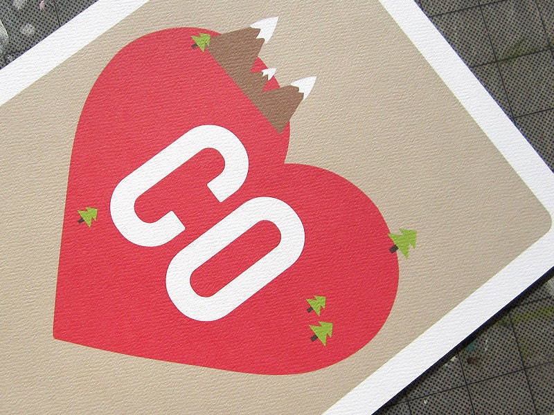 Colorado Love 8" x 10" Print