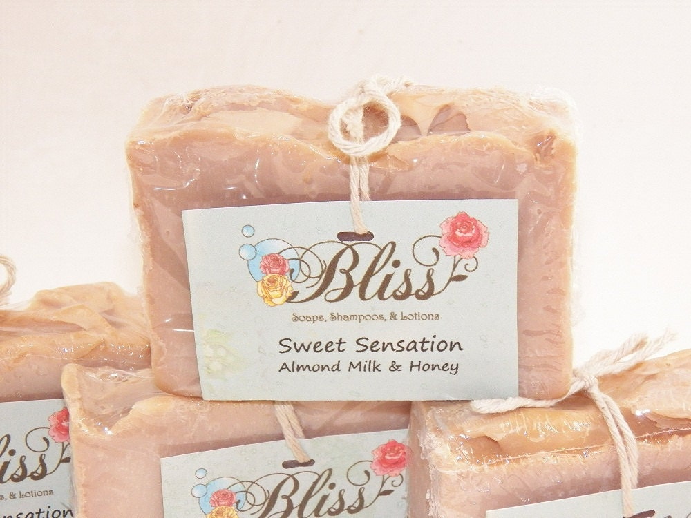 Sweet Sensations, Handcrafted soap bar.  Let your olfactory nerve reach it's Sweet Sensation.
