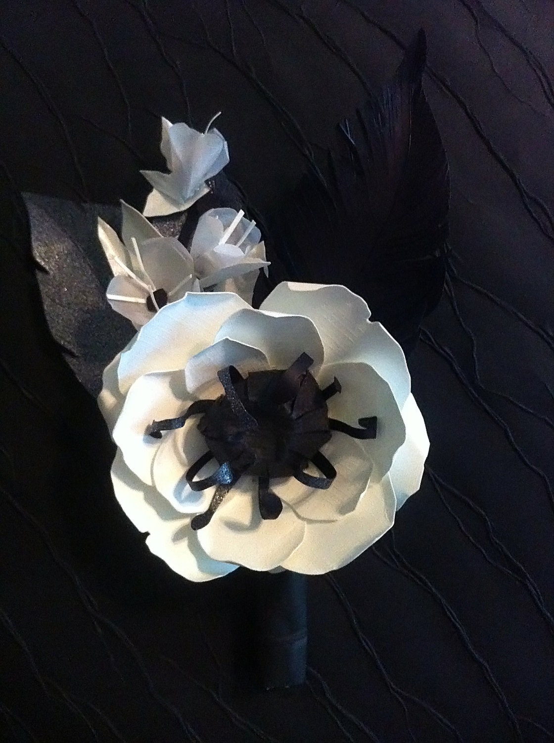 Paper Flower Boutonniere