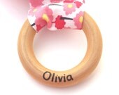 Personalization add-on to any teething ring purchase.