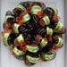 Trick or Treat Black Mesh Striped Halloween Wreath (60% Off SALE)