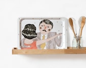 Dancers Tea Tray by Depeapa