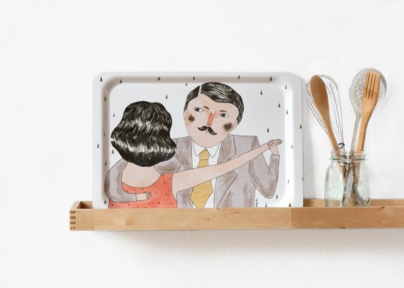 Dancers Tea Tray by Depeapa