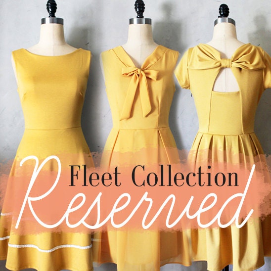 RESERVED LISTING for dinasarhane - Vintage Inspired Bridesmaid Dresses - MADELINE Dress Batch Order
