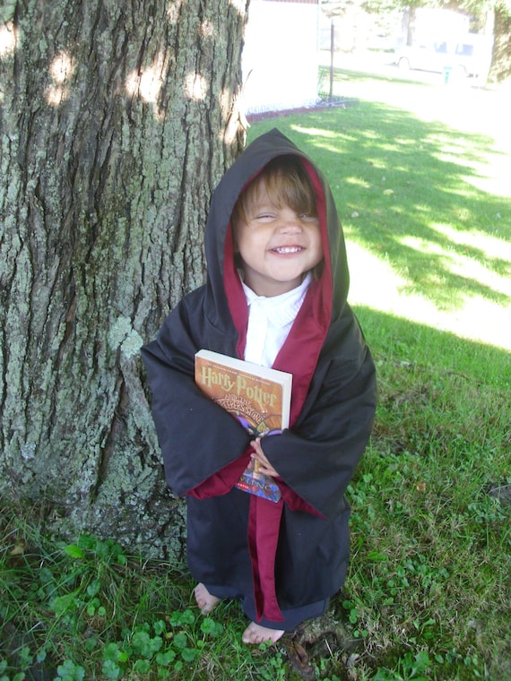 Harry Potter Gryffindor 12 mo 18Mo 2T 3T Robe Ready to SHIP - toeFishy