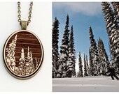 Tree Necklace - Sol Mountain - Laser Cut and Etched