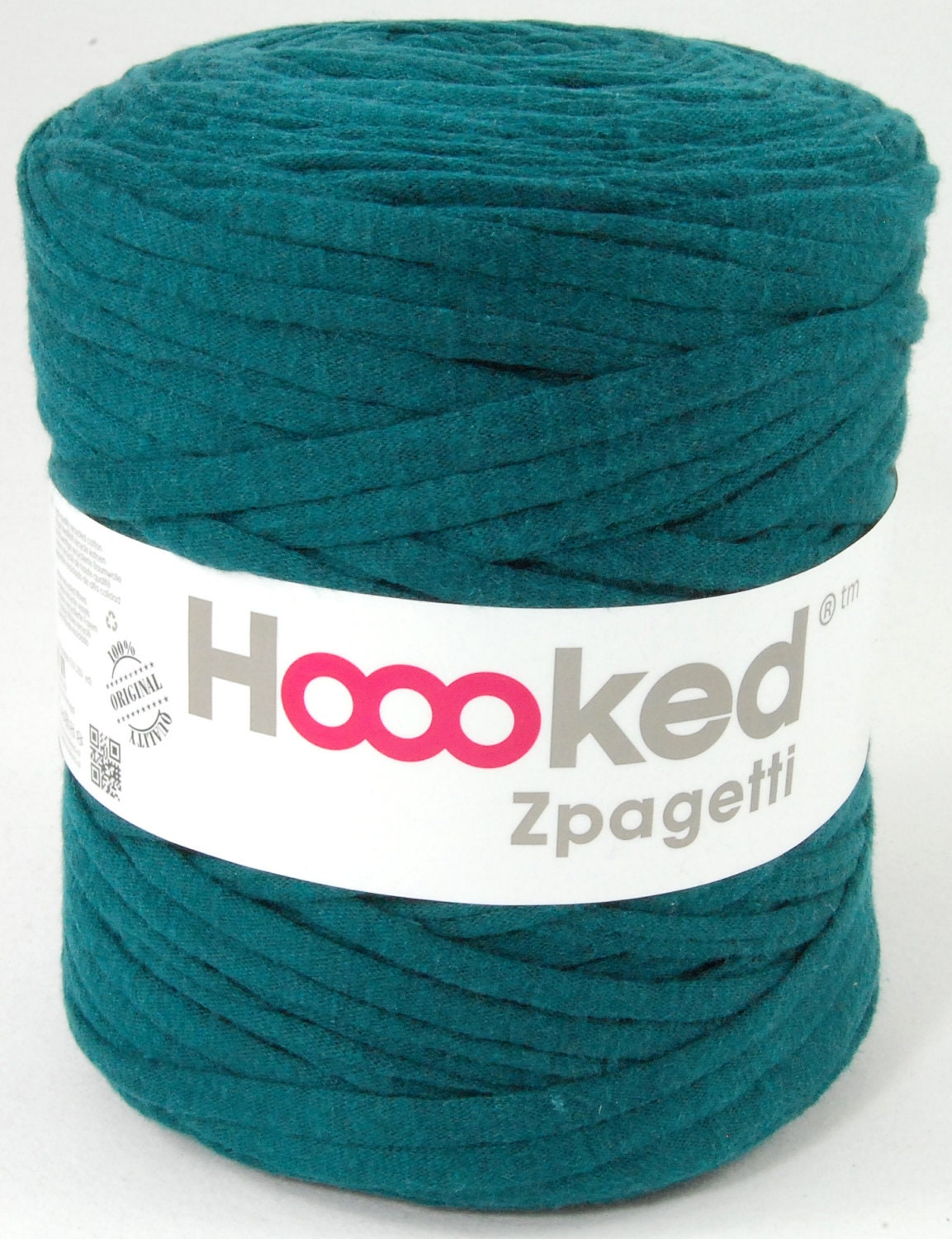 t-shirt yarn 135 yards, recycled cotton tricot named Zpagetti nr 51