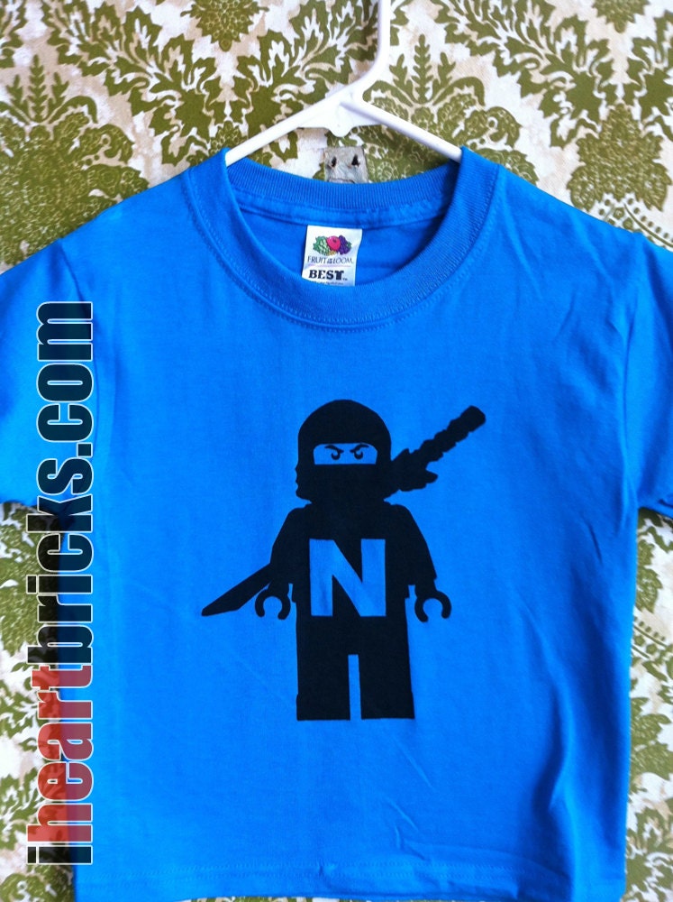 Ninjago - Screen printed t-shirt - Personalized Children Clothing Tshirt