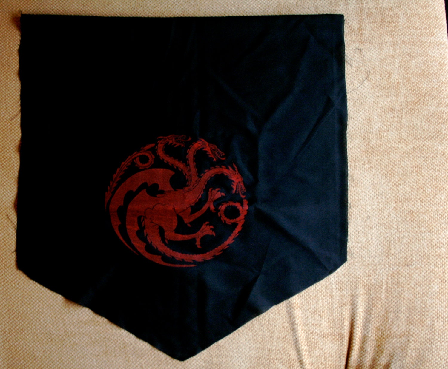 LARGE House Targaryen Sigil with Three-Headed Dragon FREE SHIPPING