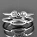 ON SALE, initial ring, alphabet ring, letter ring, personalized ring, silver ring, name ring, number ring, monogram ring, stacking ring