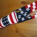Patriotic Catnip Bunny Foot Kicker