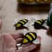 Handmade Montessori Work - Magnetic Wool Felt Bee and Honeycomb Work. Made to Order.