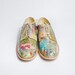 flowered patter pattent leather impressionism oxford - FREE WORLDWIDE SHIPPING
