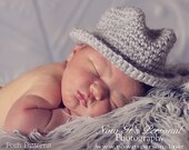 Crochet Hat PATTERN - Baby Fedora Little Man Hat Crochet Pattern - Instant Download PDF 204 - Newborn to Adult - Photography Prop Pattern