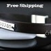 Mens bracelet - Sterling Silver ID - Engraved - Name  - Date - Magnetic clasp - Custom  - Hand stamped  - Women - Unisex