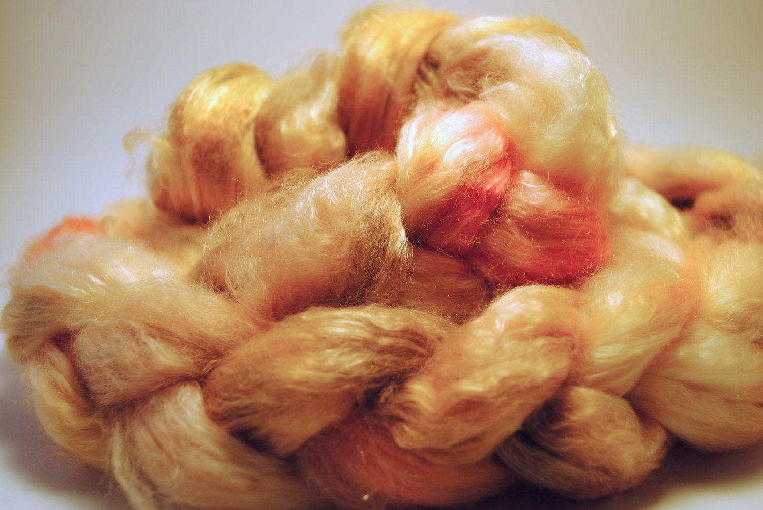 50/50 SW Merino/Tencel Spinning Fiber "Give Thanks" 4.2 oz