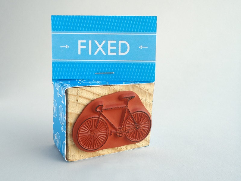 Bicycle Stamp "Fixed"